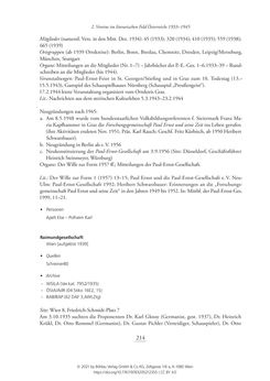 Image of the Page - 214 - in Literarisches System in Österreich 1933/1938–1945 - Zensur und Förderung – Literarische Vereine – Anthologien