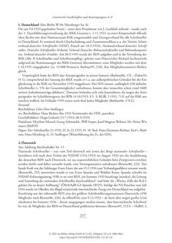 Image of the Page - 217 - in Literarisches System in Österreich 1933/1938–1945 - Zensur und Förderung – Literarische Vereine – Anthologien