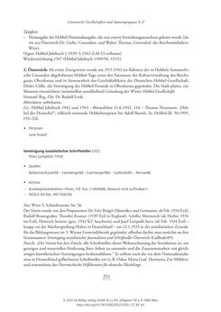 Bild der Seite - 251 - in Literarisches System in Österreich 1933/1938–1945 - Zensur und Förderung – Literarische Vereine – Anthologien