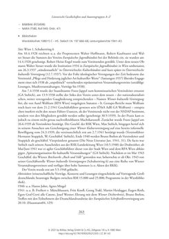 Image of the Page - 263 - in Literarisches System in Österreich 1933/1938–1945 - Zensur und Förderung – Literarische Vereine – Anthologien