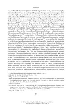 Image of the Page - 273 - in Literarisches System in Österreich 1933/1938–1945 - Zensur und Förderung – Literarische Vereine – Anthologien