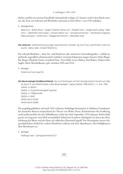 Image of the Page - 322 - in Literarisches System in Österreich 1933/1938–1945 - Zensur und Förderung – Literarische Vereine – Anthologien