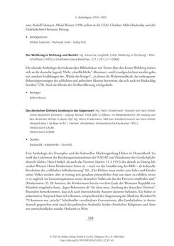Image of the Page - 328 - in Literarisches System in Österreich 1933/1938–1945 - Zensur und Förderung – Literarische Vereine – Anthologien