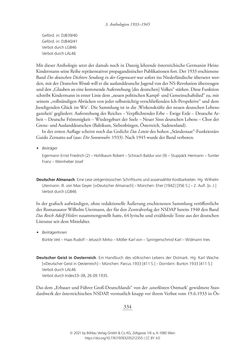 Image of the Page - 334 - in Literarisches System in Österreich 1933/1938–1945 - Zensur und Förderung – Literarische Vereine – Anthologien