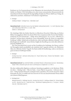 Image of the Page - 336 - in Literarisches System in Österreich 1933/1938–1945 - Zensur und Förderung – Literarische Vereine – Anthologien