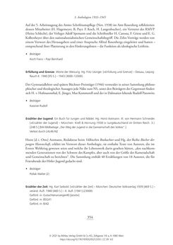 Image of the Page - 354 - in Literarisches System in Österreich 1933/1938–1945 - Zensur und Förderung – Literarische Vereine – Anthologien