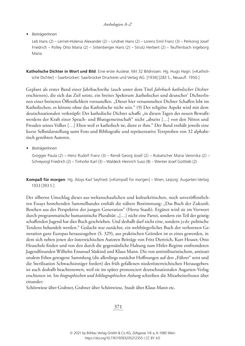 Image of the Page - 371 - in Literarisches System in Österreich 1933/1938–1945 - Zensur und Förderung – Literarische Vereine – Anthologien