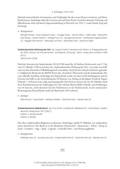 Bild der Seite - 392 - in Literarisches System in Österreich 1933/1938–1945 - Zensur und Förderung – Literarische Vereine – Anthologien