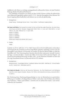 Image of the Page - 395 - in Literarisches System in Österreich 1933/1938–1945 - Zensur und Förderung – Literarische Vereine – Anthologien