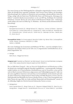 Image of the Page - 397 - in Literarisches System in Österreich 1933/1938–1945 - Zensur und Förderung – Literarische Vereine – Anthologien