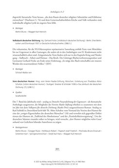 Bild der Seite - 401 - in Literarisches System in Österreich 1933/1938–1945 - Zensur und Förderung – Literarische Vereine – Anthologien