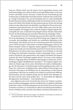 Bild der Seite - 29 - in Die literarische Zensur in Österreich von 1751 bis 1848