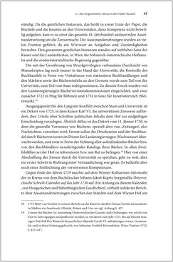 Bild der Seite - 47 - in Die literarische Zensur in Österreich von 1751 bis 1848
