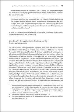 Image of the Page - 105 - in Die literarische Zensur in Österreich von 1751 bis 1848