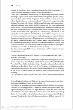 Bild der Seite - 414 - in Die literarische Zensur in Österreich von 1751 bis 1848