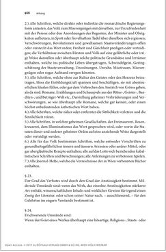 Image of the Page - 466 - in Die literarische Zensur in Österreich von 1751 bis 1848