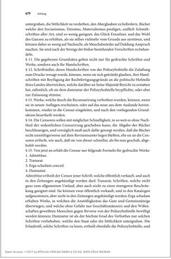 Bild der Seite - 476 - in Die literarische Zensur in Österreich von 1751 bis 1848