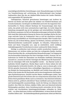 Image of the Page - 9 - in Logiken der Sammlung - Das Archiv zwischen Strategie und Eigendynamik