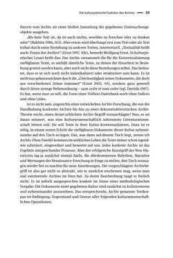 Image of the Page - 33 - in Logiken der Sammlung - Das Archiv zwischen Strategie und Eigendynamik