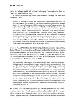 Image of the Page - 44 - in Logiken der Sammlung - Das Archiv zwischen Strategie und Eigendynamik