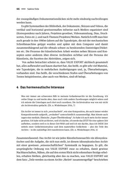 Image of the Page - 46 - in Logiken der Sammlung - Das Archiv zwischen Strategie und Eigendynamik