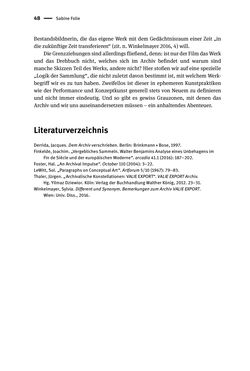 Image of the Page - 48 - in Logiken der Sammlung - Das Archiv zwischen Strategie und Eigendynamik