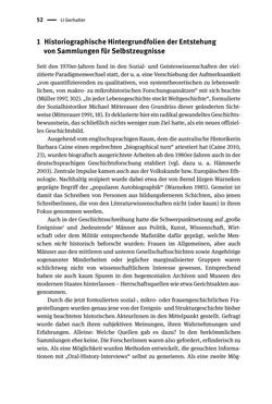 Image of the Page - 52 - in Logiken der Sammlung - Das Archiv zwischen Strategie und Eigendynamik