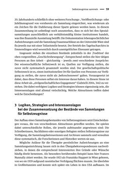 Image of the Page - 59 - in Logiken der Sammlung - Das Archiv zwischen Strategie und Eigendynamik