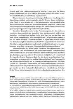 Image of the Page - 62 - in Logiken der Sammlung - Das Archiv zwischen Strategie und Eigendynamik