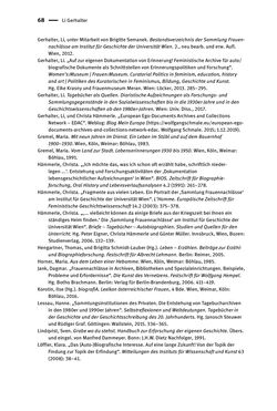 Image of the Page - 68 - in Logiken der Sammlung - Das Archiv zwischen Strategie und Eigendynamik