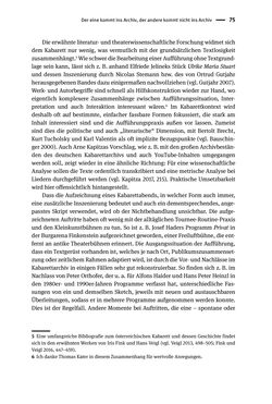 Bild der Seite - 75 - in Logiken der Sammlung - Das Archiv zwischen Strategie und Eigendynamik
