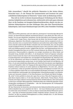 Bild der Seite - 83 - in Logiken der Sammlung - Das Archiv zwischen Strategie und Eigendynamik