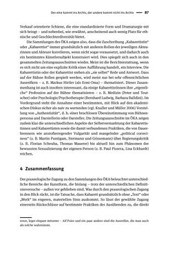 Bild der Seite - 87 - in Logiken der Sammlung - Das Archiv zwischen Strategie und Eigendynamik