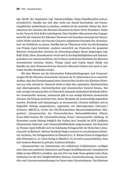 Image of the Page - 98 - in Logiken der Sammlung - Das Archiv zwischen Strategie und Eigendynamik