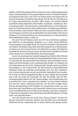 Image of the Page - 101 - in Logiken der Sammlung - Das Archiv zwischen Strategie und Eigendynamik