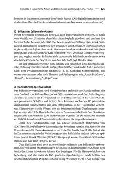 Image of the Page - 125 - in Logiken der Sammlung - Das Archiv zwischen Strategie und Eigendynamik