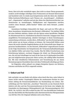 Image of the Page - 133 - in Logiken der Sammlung - Das Archiv zwischen Strategie und Eigendynamik