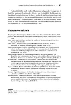 Bild der Seite - 175 - in Logiken der Sammlung - Das Archiv zwischen Strategie und Eigendynamik