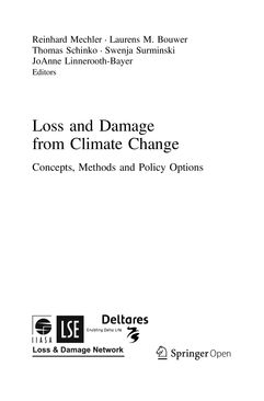 Bild der Seite - (000005) - in Loss and Damage from Climate Change - Concepts, Methods and Policy Options