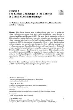 Image of the Page - 39 - in Loss and Damage from Climate Change - Concepts, Methods and Policy Options