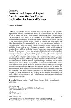 Image of the Page - 63 - in Loss and Damage from Climate Change - Concepts, Methods and Policy Options