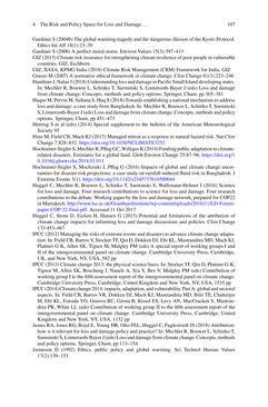 Bild der Seite - 107 - in Loss and Damage from Climate Change - Concepts, Methods and Policy Options