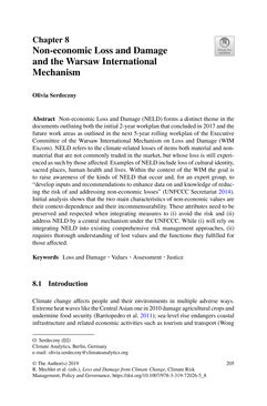 Image of the Page - 205 - in Loss and Damage from Climate Change - Concepts, Methods and Policy Options