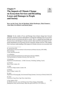 Bild der Seite - 221 - in Loss and Damage from Climate Change - Concepts, Methods and Policy Options