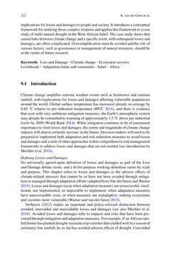 Bild der Seite - 222 - in Loss and Damage from Climate Change - Concepts, Methods and Policy Options