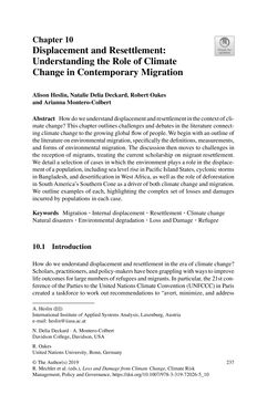 Bild der Seite - 237 - in Loss and Damage from Climate Change - Concepts, Methods and Policy Options