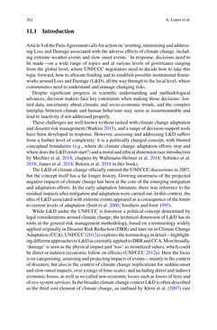 Bild der Seite - 262 - in Loss and Damage from Climate Change - Concepts, Methods and Policy Options
