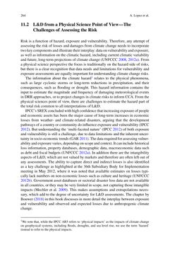 Bild der Seite - 264 - in Loss and Damage from Climate Change - Concepts, Methods and Policy Options