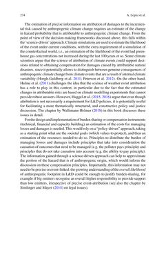 Bild der Seite - 274 - in Loss and Damage from Climate Change - Concepts, Methods and Policy Options