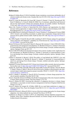Image of the Page - 279 - in Loss and Damage from Climate Change - Concepts, Methods and Policy Options